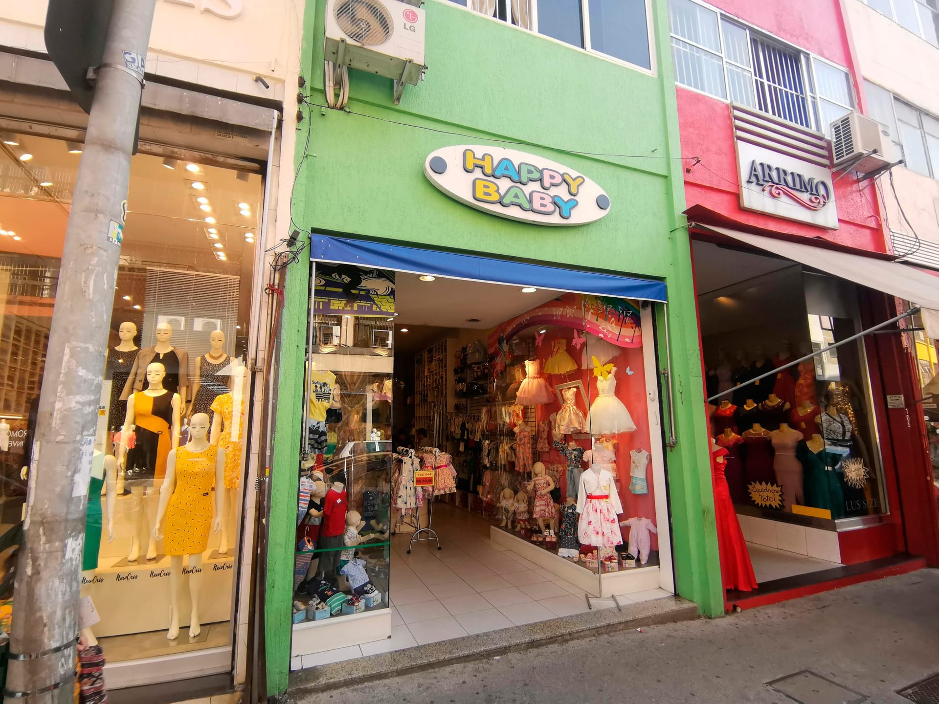 Loja de Moda Infantil Be Kids antes do projeto de reforma